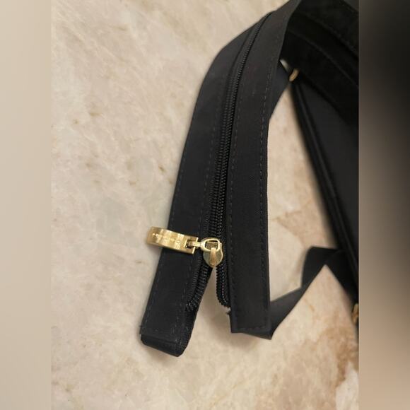 Baggallini Naples convertible Black Backpack with Gold Details main image 7